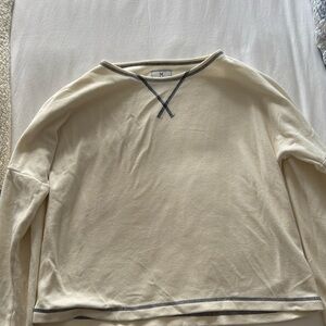 Dudley Stephens terry Fleece Cream Sweater